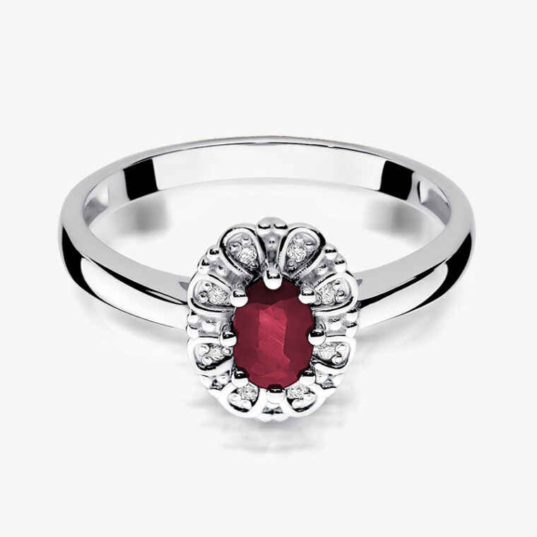 sixsilver jubiler pierscionek zareczynowy glamour biale zloto rubin diamenty s 304 1 1