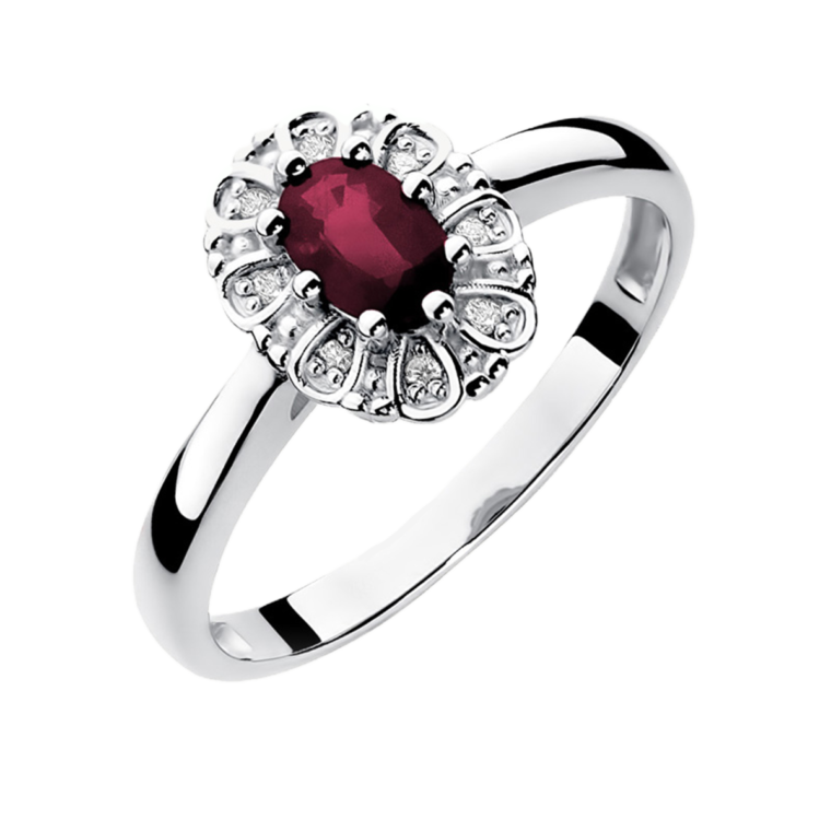 sixsilver jubiler pierscionek zareczynowy glamour biale zloto rubin diamenty s 304 1 1