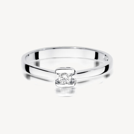 sixsilver jubiler pierscionek zareczynowy in love biale zloto diament s 333 1 2