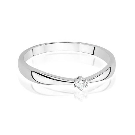 sixsilver jubiler pierscionek zareczynowy in love biale zloto diament s 501 1